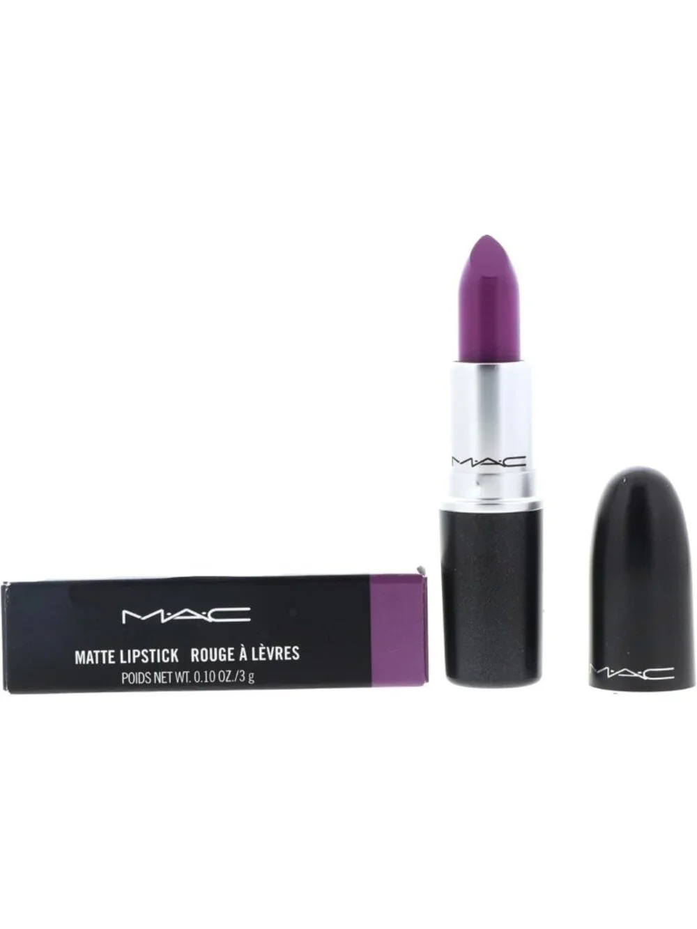 Vibrant Matte Purple Lipstick - Long-Lasting, Bold Color for All Skin Tones